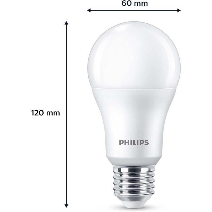 Bombilla LED - PHILIPS - 100W - A67 E27 - Blanco frío - No regulable x 3