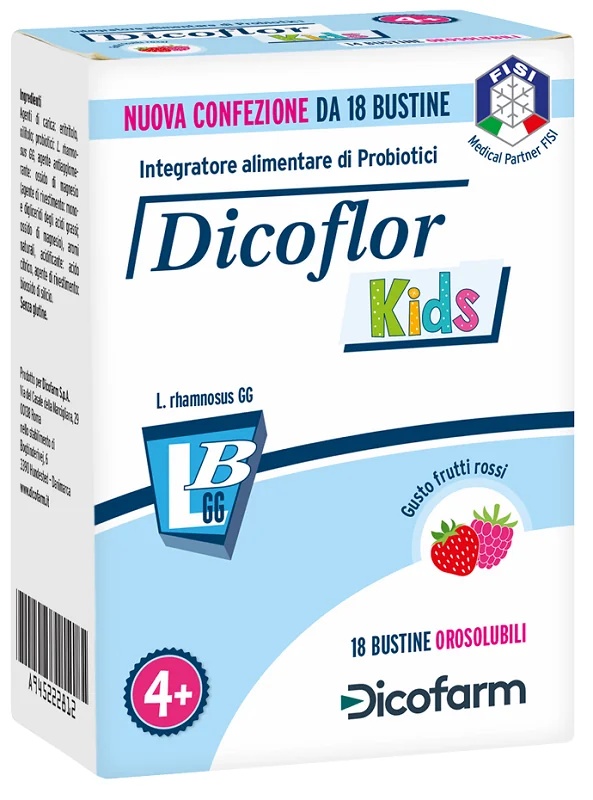 DICOFLOR Dicoflor Kids 18 sachets met orosolubi