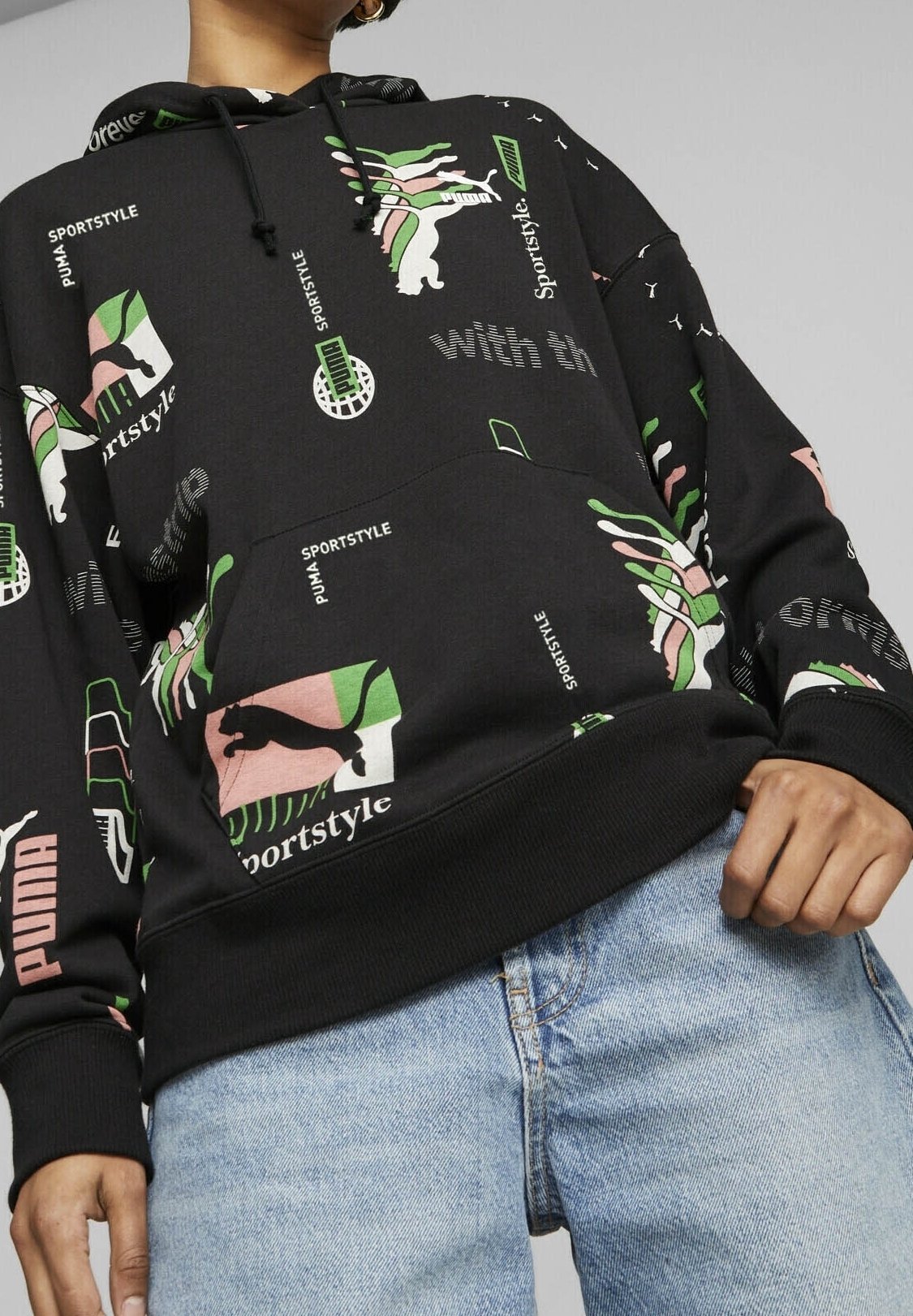 Sweat à capuche Puma - noir