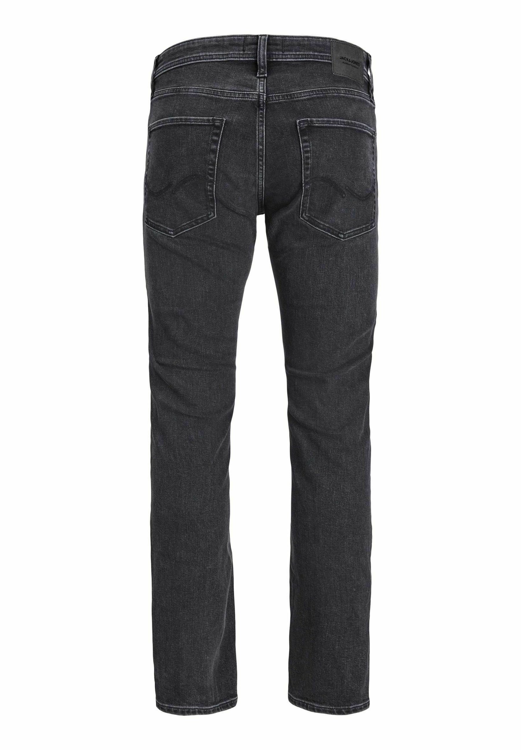 Jack & Jones PLUS SIZE JJIMIKE JJORIGINAL AM 389 - Jeans met taps toelopende pasvorm - zwarte denim