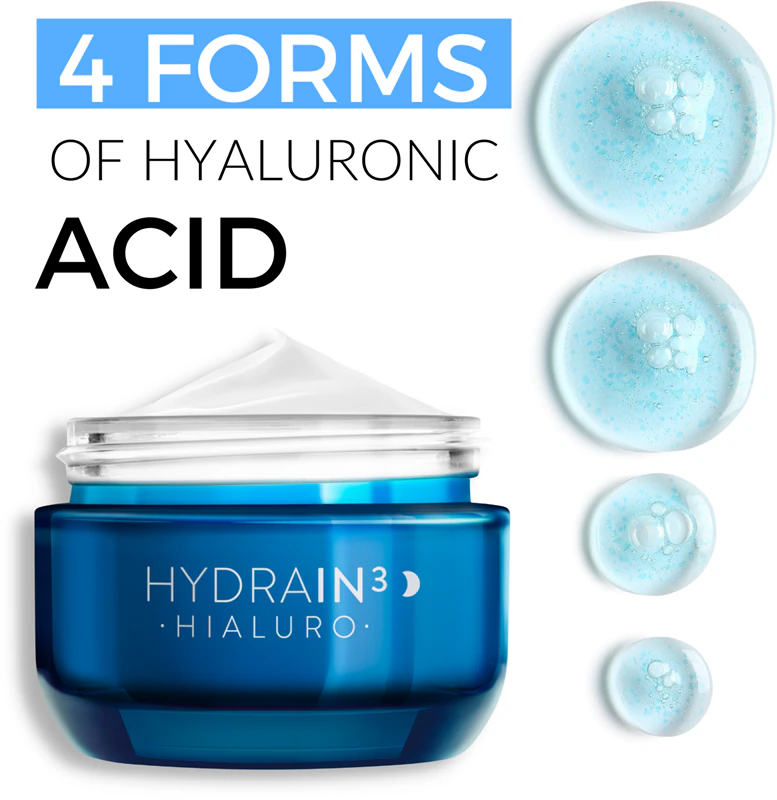 Dermedic Hydrain3 Hialuro creme de noite rejuvenescedor antirrugas