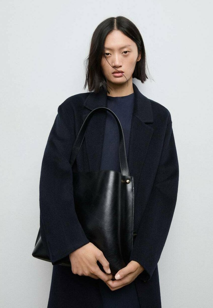 Cappotto Mango Classic - blu scuro