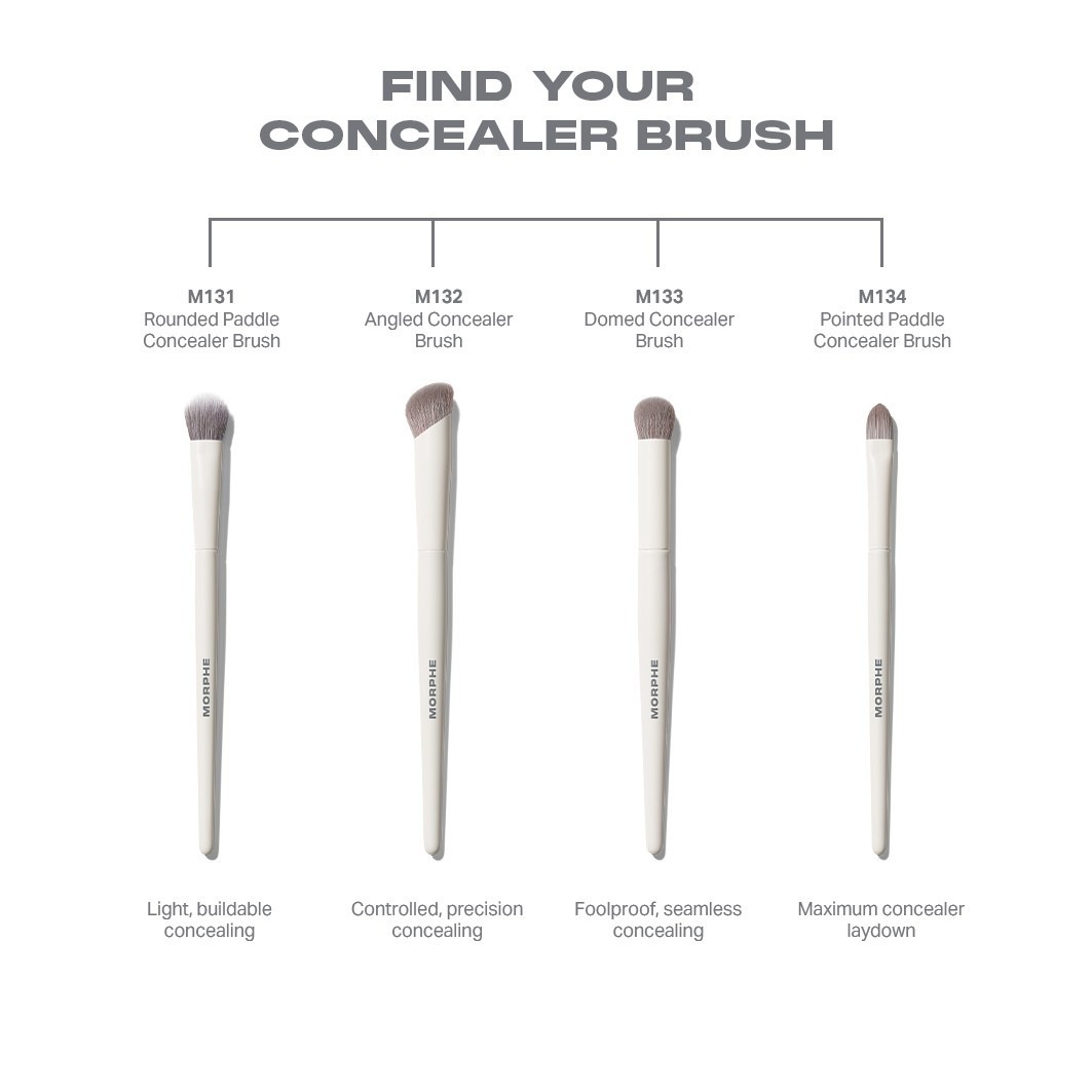 Brocha para corrector Morphe M134, brocha cónica para corrector – 1 unidad
