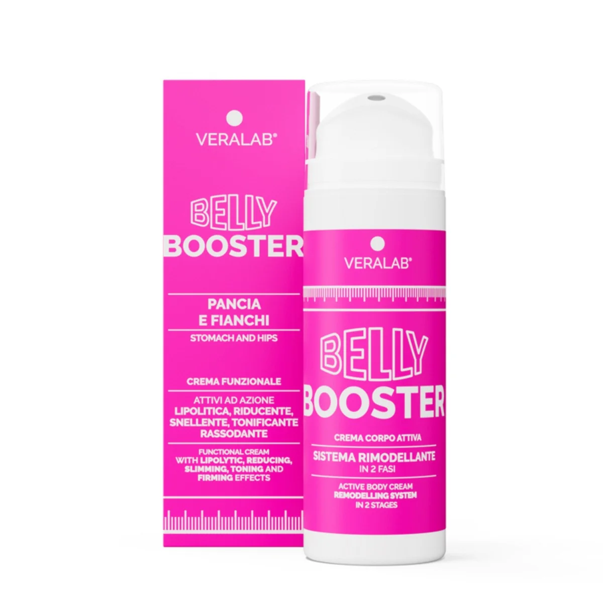 Drenanti Corpo Belly Booster Nude - Cofanetto Corpo, Crema corpo rimodellante