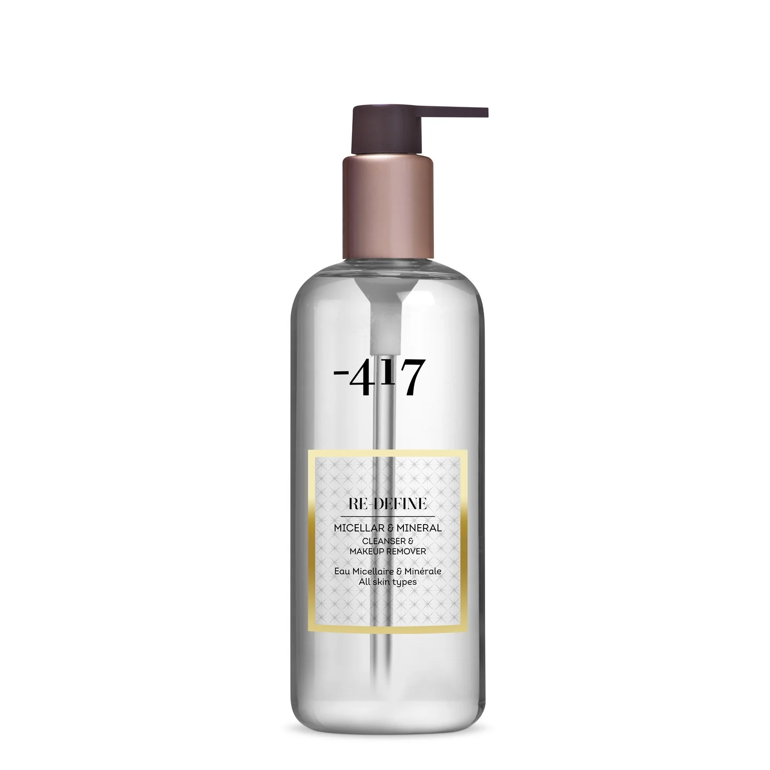 Re Define Micellar & Mineral Cleanser & Make-Up Remover - Acqua detergente viso, Struccante Occhi