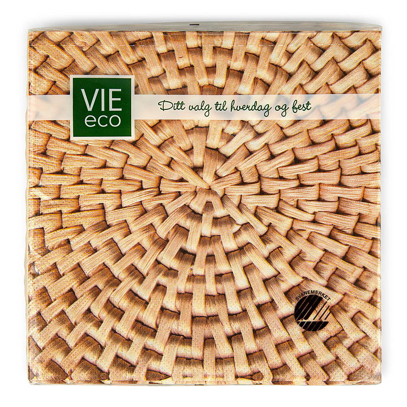Vie Eco Servietten, 20er-Packung, 33 x 33 cm