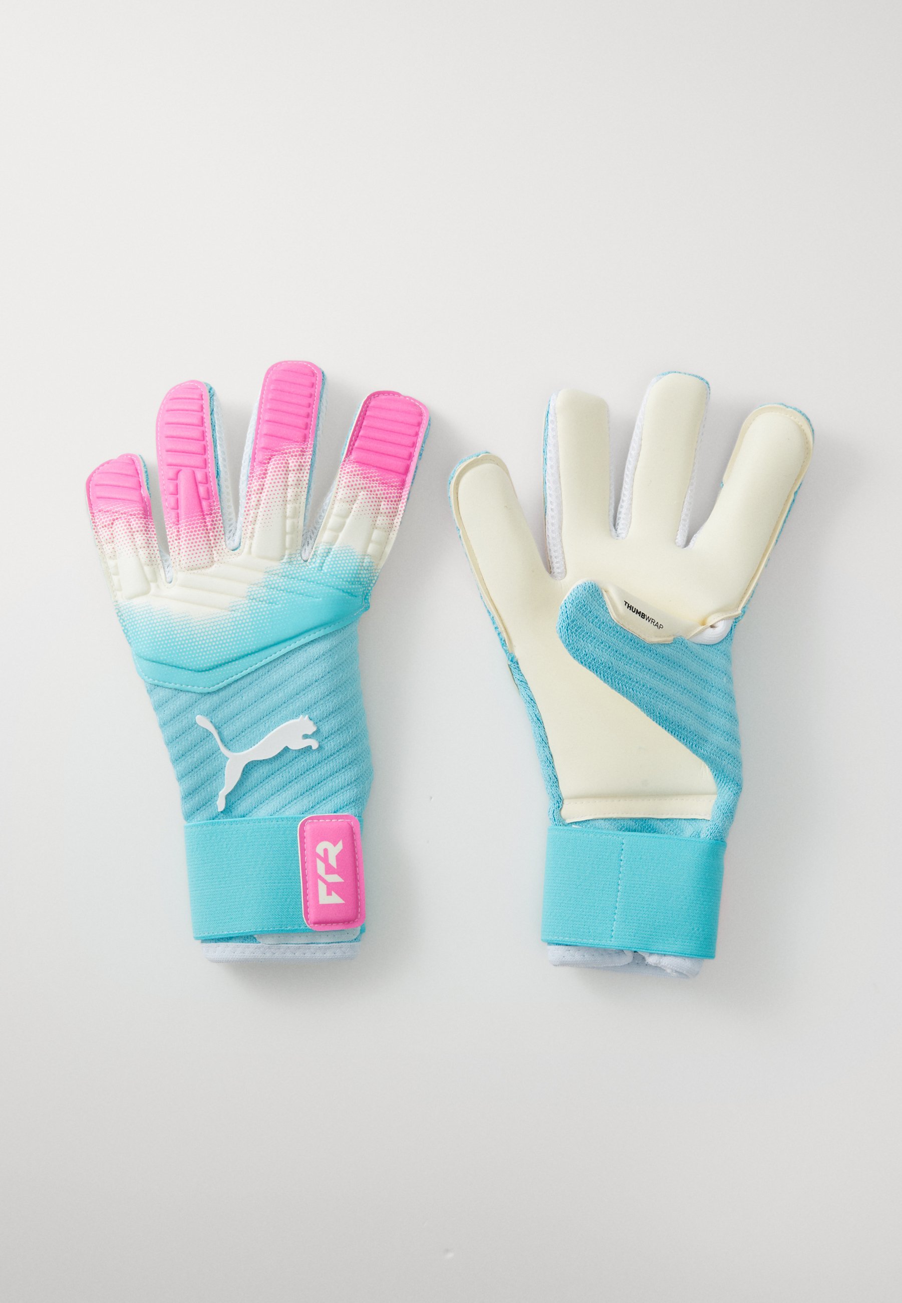 Puma FUTURE PRO RE CHARGE HYBRID UNISEX - Keepershandschoenen - zonsondergangroze/heldenblauw/wit