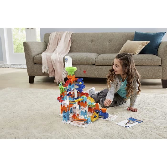 VTECH Marble Rush Adventure Set S100 - 61 pieces and 5 marbles included