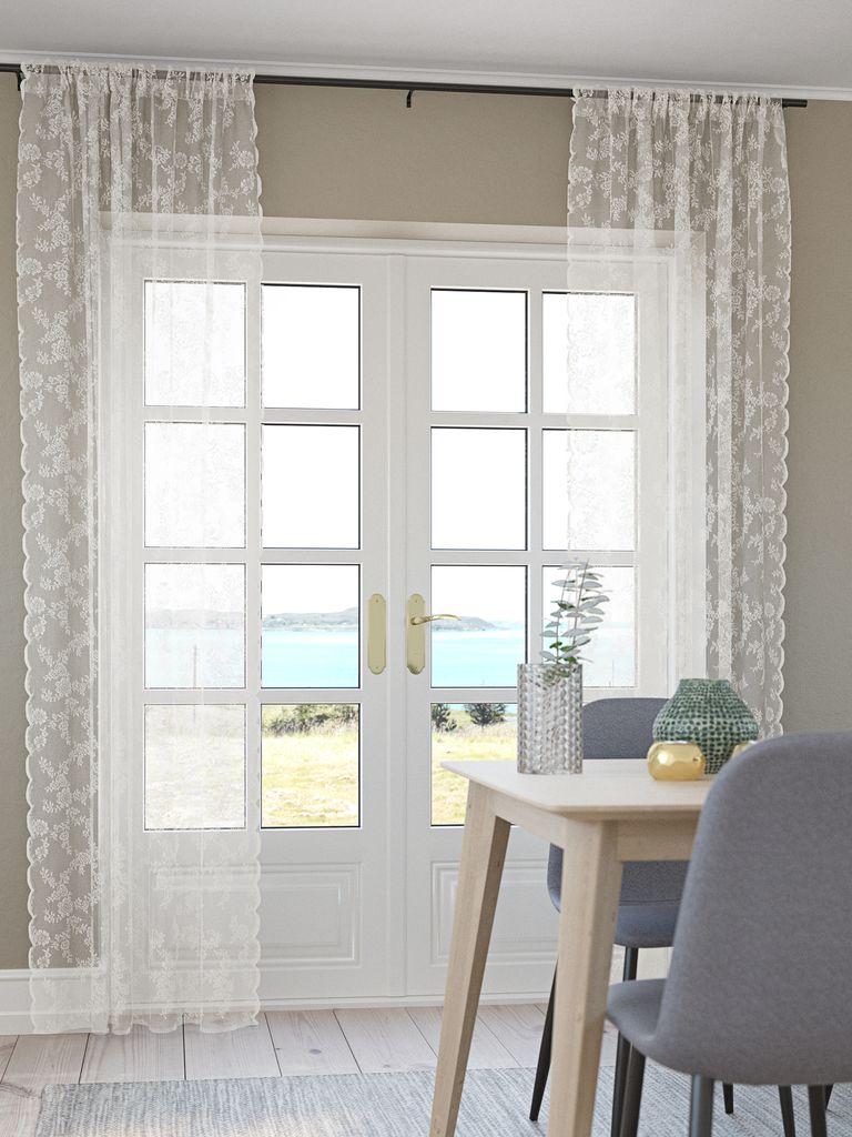 SOMMEN Zavesa SOMMEN 1x140x300cm bela
