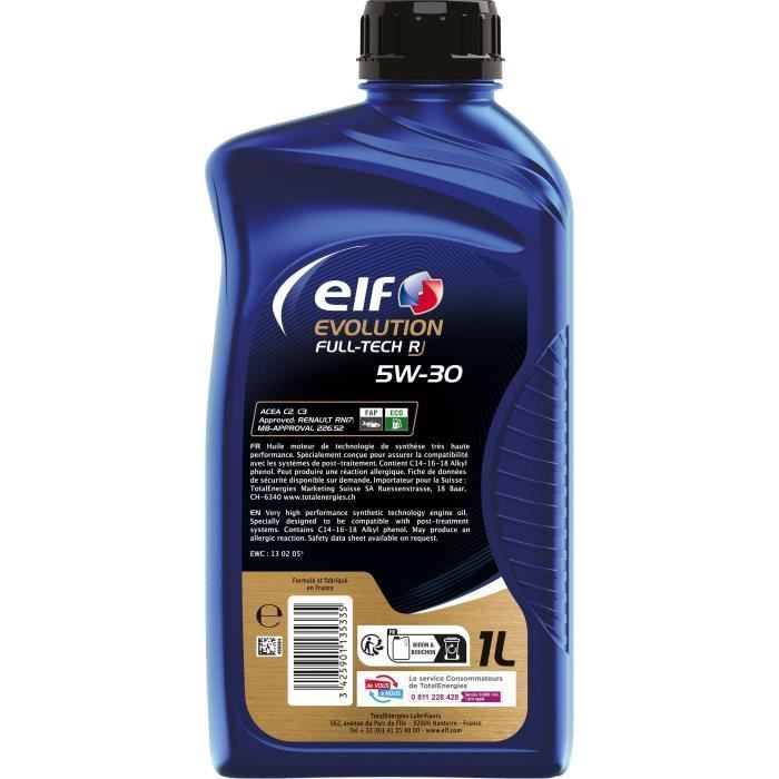 Motorolie - ELF - Evolution FULL-TECH R 5W-30 - 1L