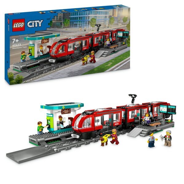 LEGO City 60423 Stadstram en Station<br>