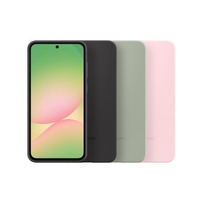 Coque et étui téléphone mobile Samsung silicone Galaxy A56 5G Vert Sauge