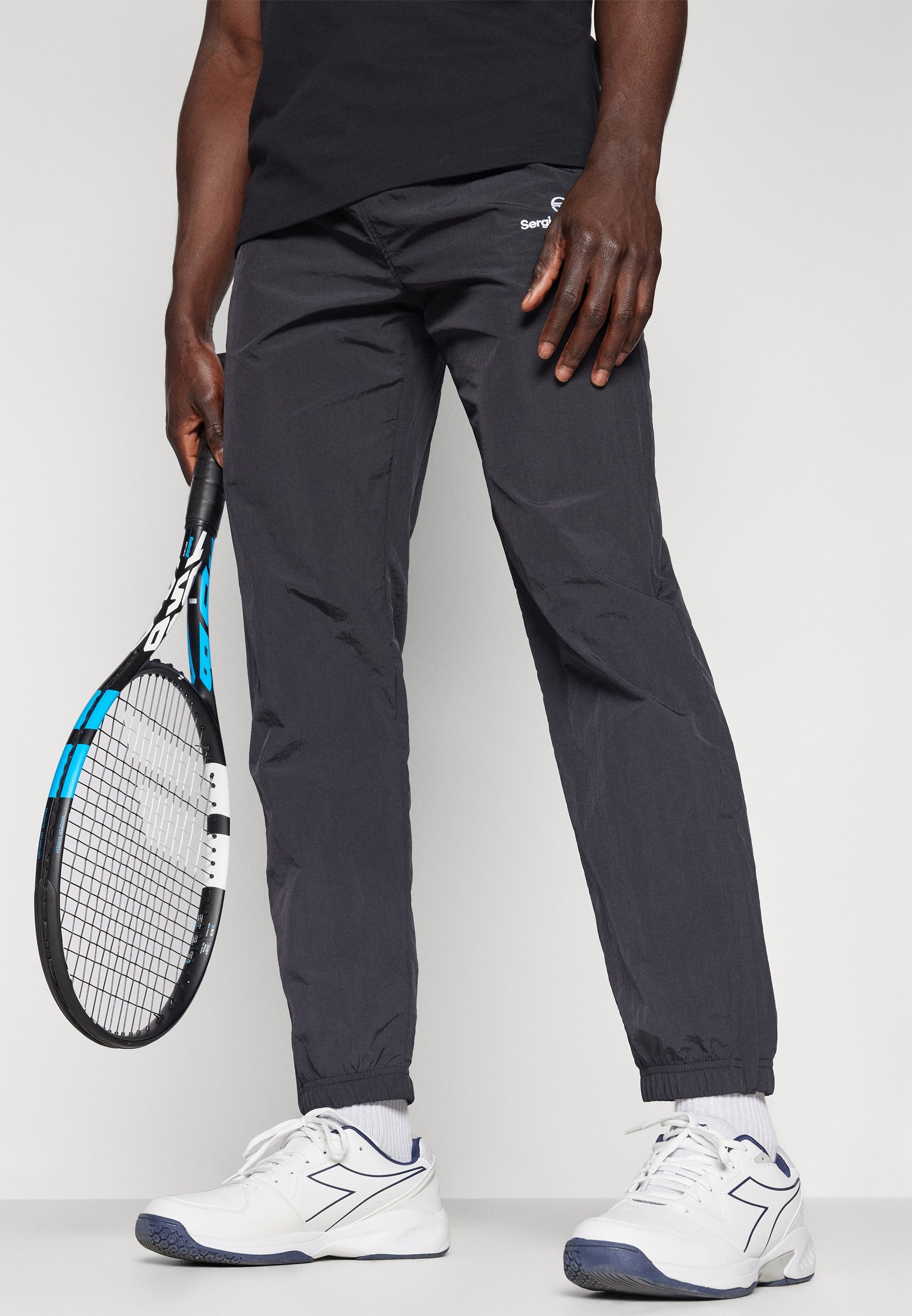 Sergio Tacchini NAYLA - Bas de survêtement - noir/blanc