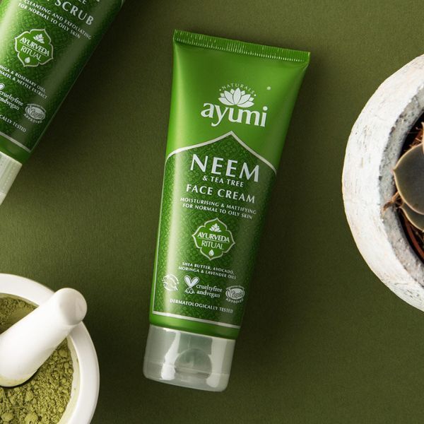 Ayumi Naturals Pleťový krém s neemem a čajovníkem 100ml