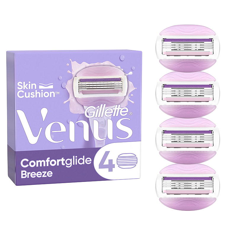 Lames Gillette, paquet de 4, Venus Comfort Breeze
