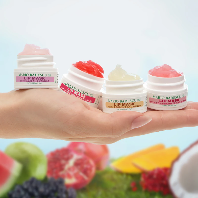 Conjunto de Máscaras Labiais Hidratantes Mario Badescu - Kit Presente
