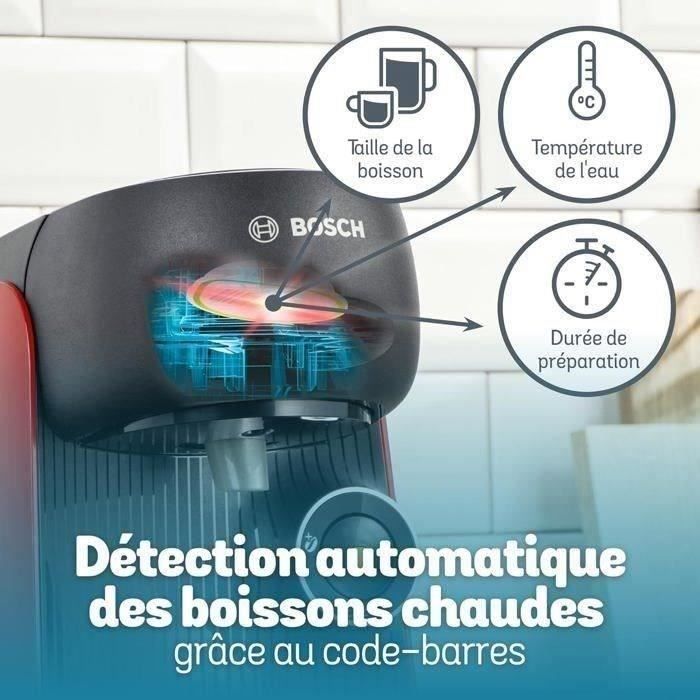 Cafetera + 3 paquetes de cápsulas T-disc - BOSCH - TASSIMO FINESSE TAS163E - 1400 W - 0,7 L - Multibebida - IntensityBoost - Negra