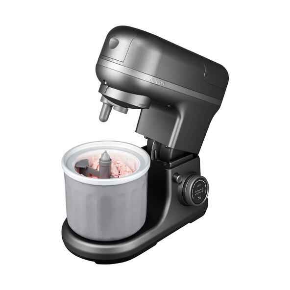 Digitális konyhai robotgép jégtállal, 4 az 1-ben, titán (MD 18440)