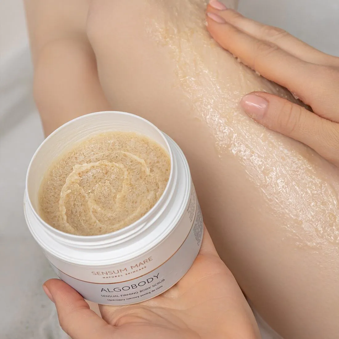 Sensum Mare Algobody Ujędrniający cukrowy peeling do ciała