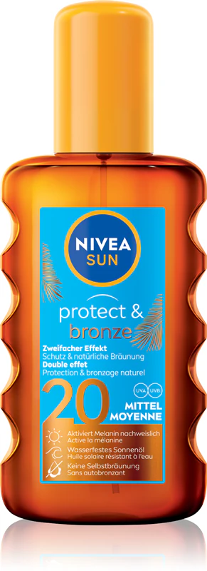NIVEA SUN Protect & Bronze Óleo Solar Seco FPS 20