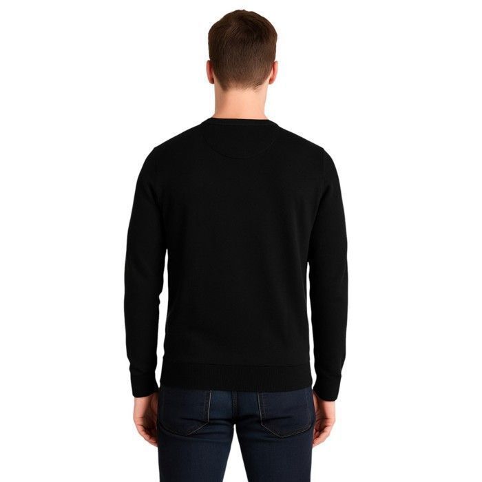 Bill Tornade Herren-Matrosenpullover, Schwarz