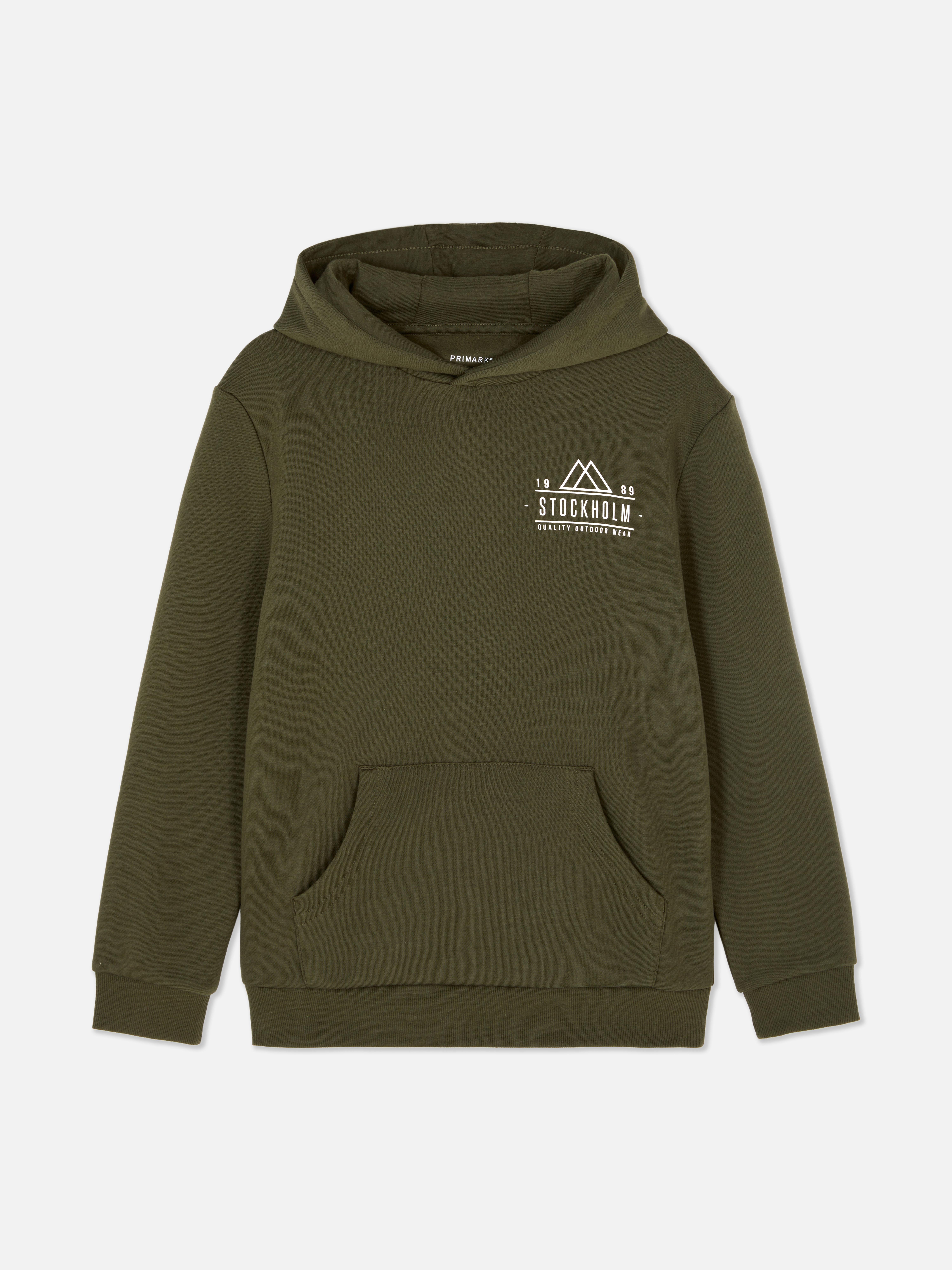 Bedruckter Hoodie Wir glauben, dass ihnen dieser Kapuzenpullover mit Aufdruck auf der Vorderseite gefallen wird.