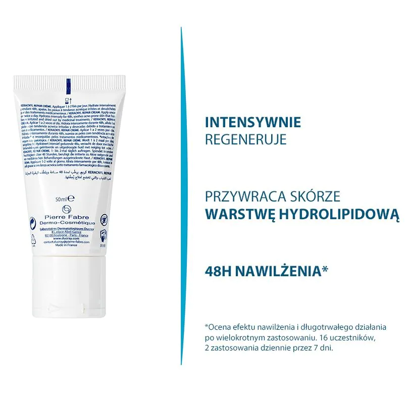 Ducray Keracnyl Repair Regenerujący krem do twarzy
