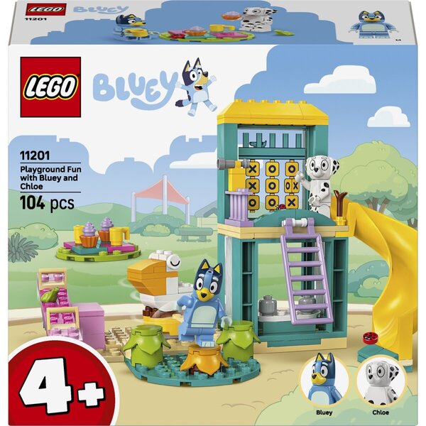 LEGO Bluey 11201 Bluey et Chloé dans l'aire de jeux<br>