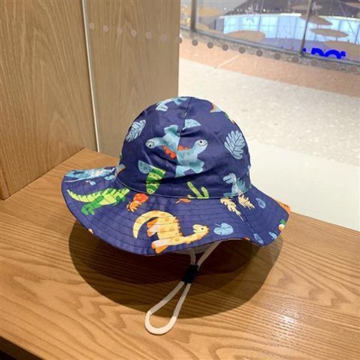 Sombrero FUNMOON para niño, sombrero de verano para el sol, sombrero de playa para bebé, sombrero tipo cubo para exteriores, sombrero de pescador, ajustable - 686044