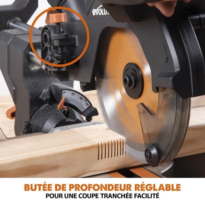 Troncatrice radiale a batteria Evolution R185SMS-Li + batteria da 4 Ah + caricabatterie rapido