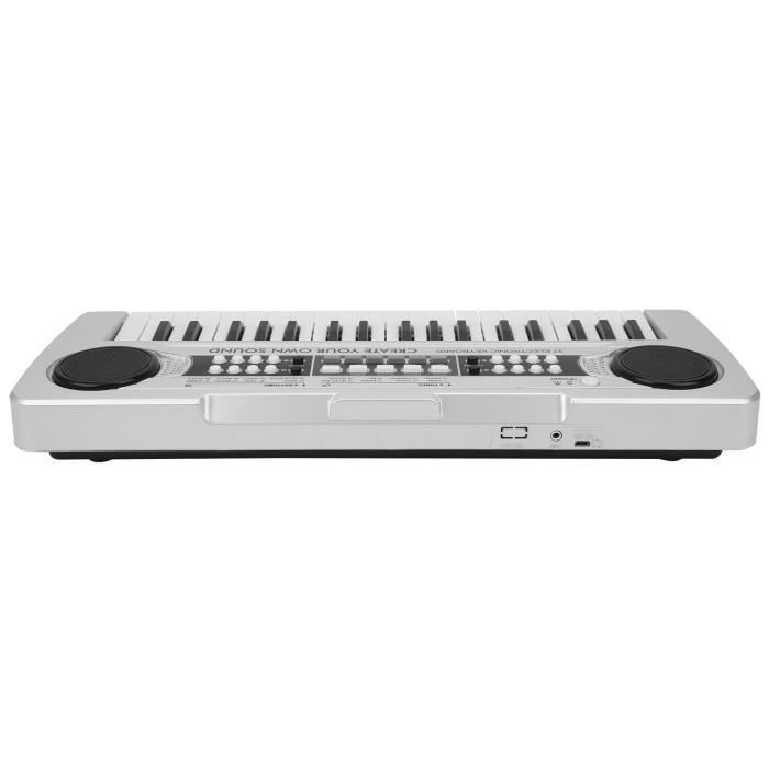 Tbest Elektrisch Keyboard, Elektronisch Pianoklavier met 37 toetsen, Kinderspeelgoed, Muziekinstrument met Microfoon