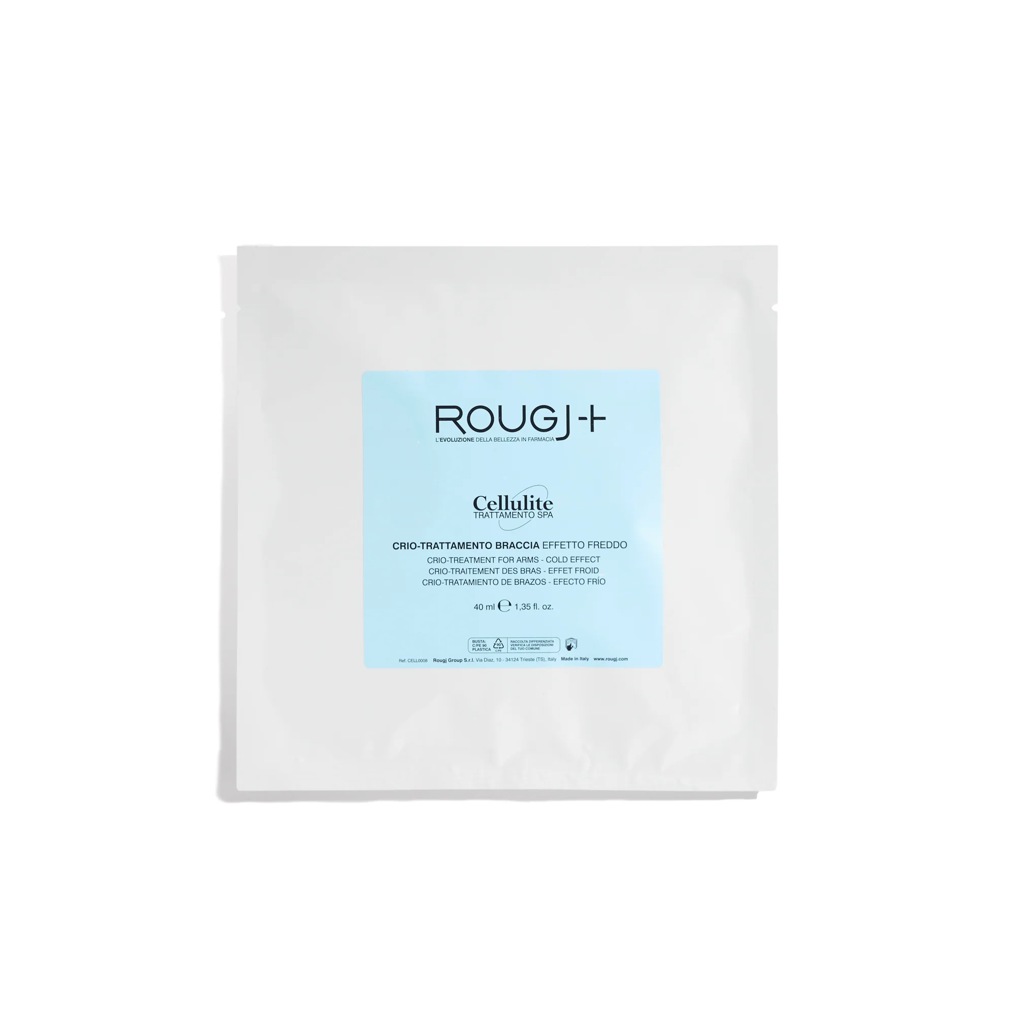 Cellulite Trattamento SPA Crio-trattamento Monouso Braccia - Crema braccia tonificante, Guaine e Patch