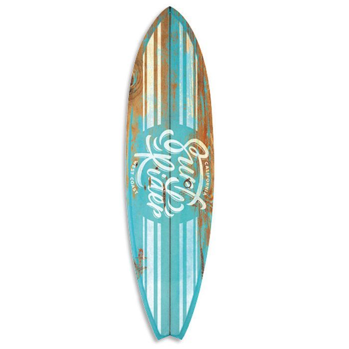 Decorative surfboard, California surf style