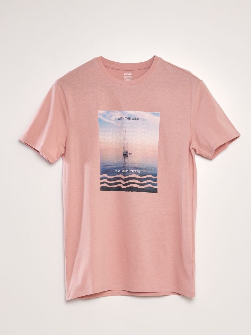 Camiseta estampada - ROSA