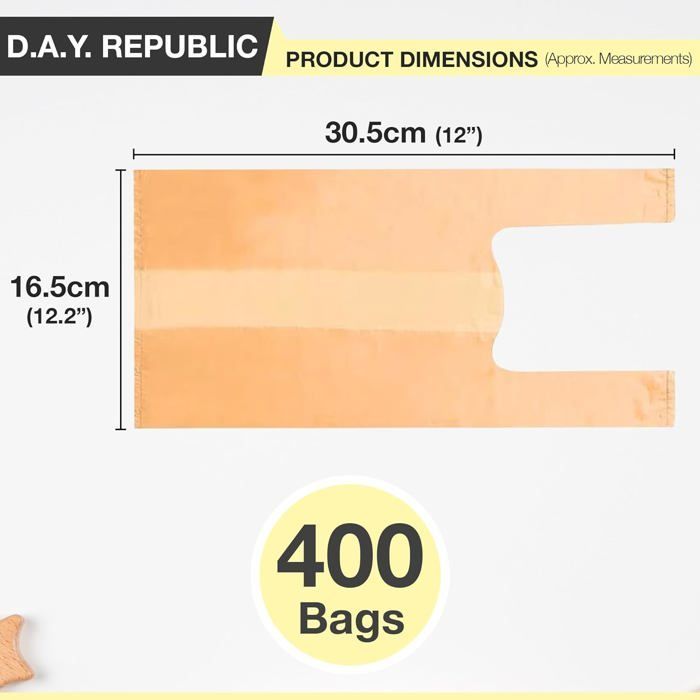 400 Borse per pannolini colorate con manici da annodare, profumate elimina-odori, resistenti e a prova di perdite, leggere e perfette per