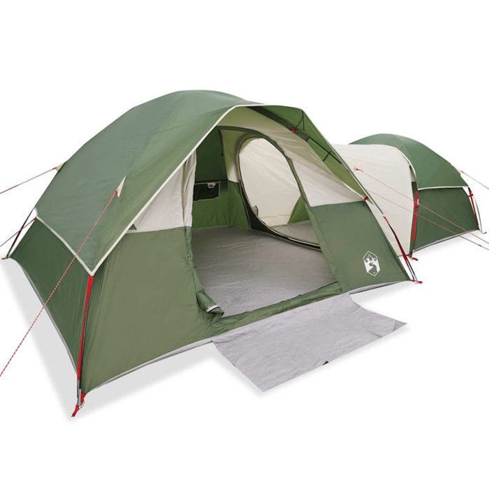 Tienda de campaña impermeable verde para 5 personas vidaXL, tienda de campaña, refugio de camping, refugio de jardín, tienda de jardín, refugio 4009587