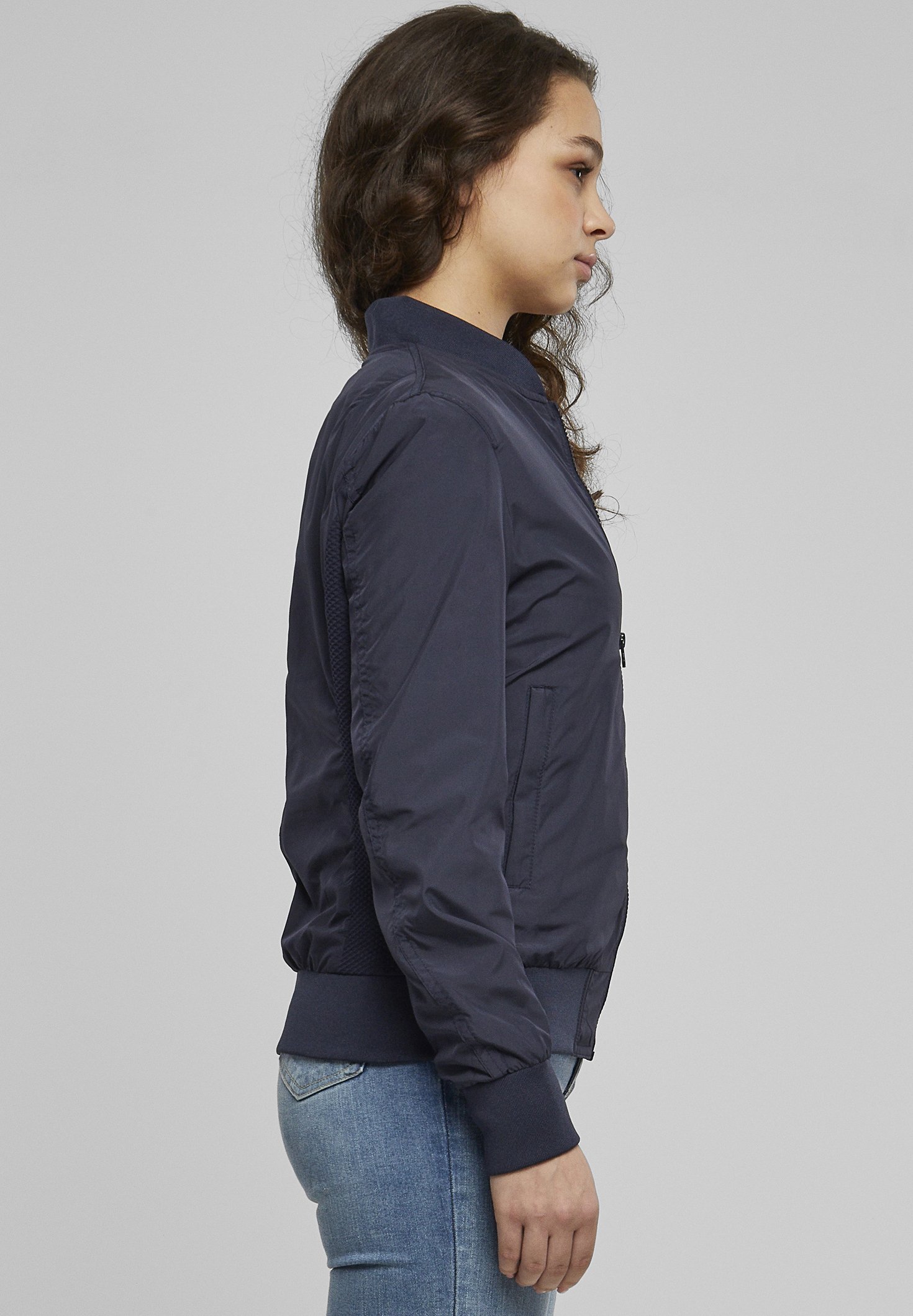 Urban Classics bomberjack - marineblauw