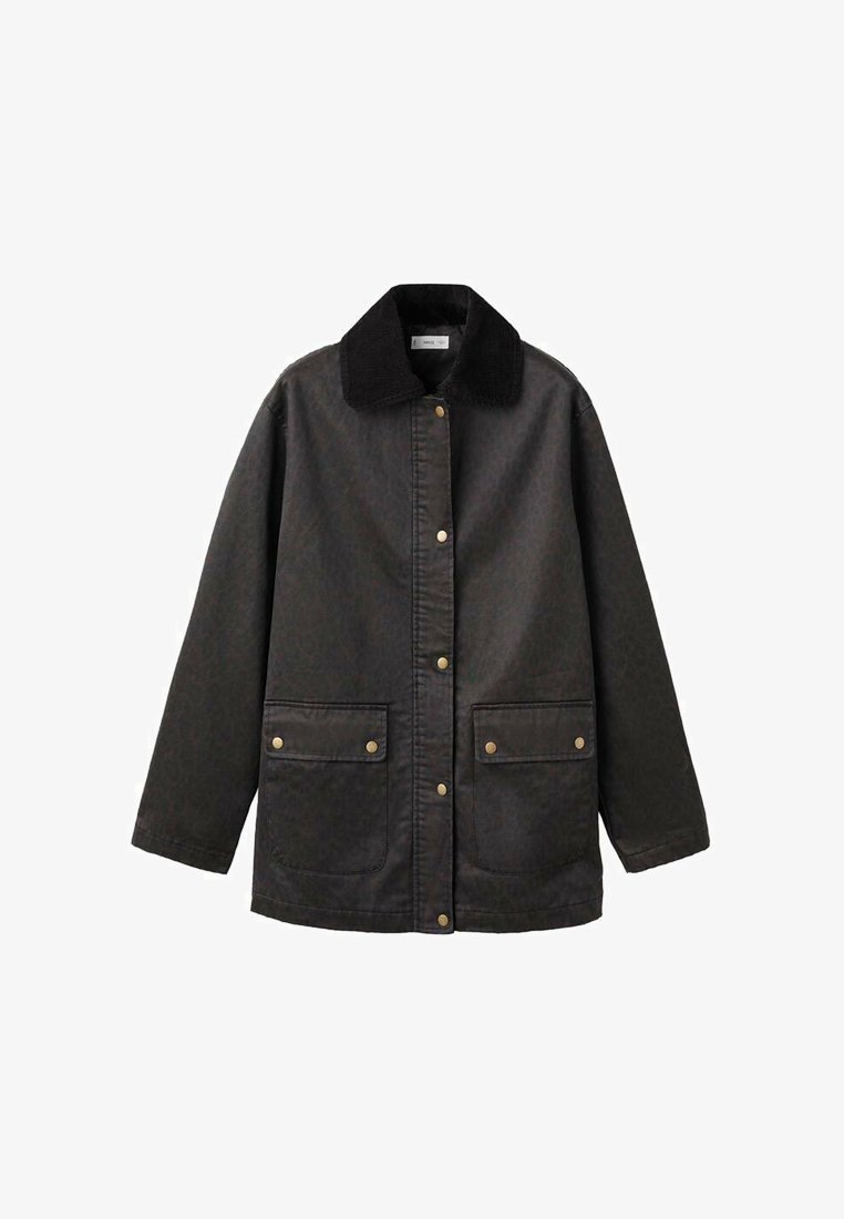 Mango Kids TEEN - Korte jas - donkerbruin