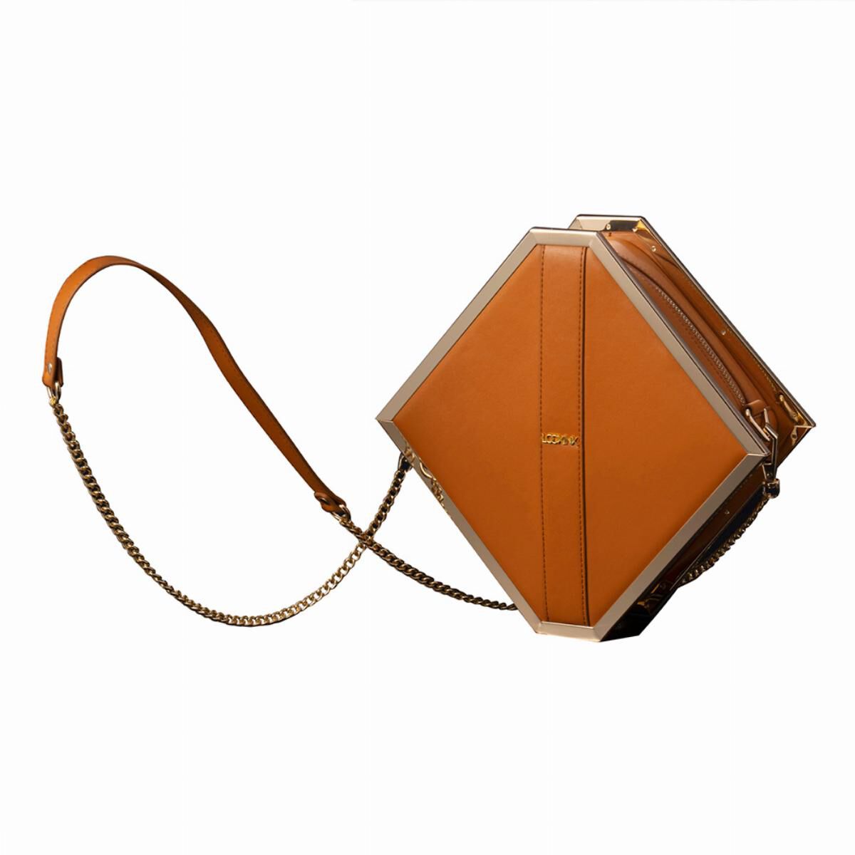 Sac à kink Lockink Mysterious Square marron