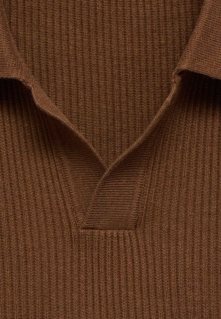 Mango top met lange mouwen - bruin