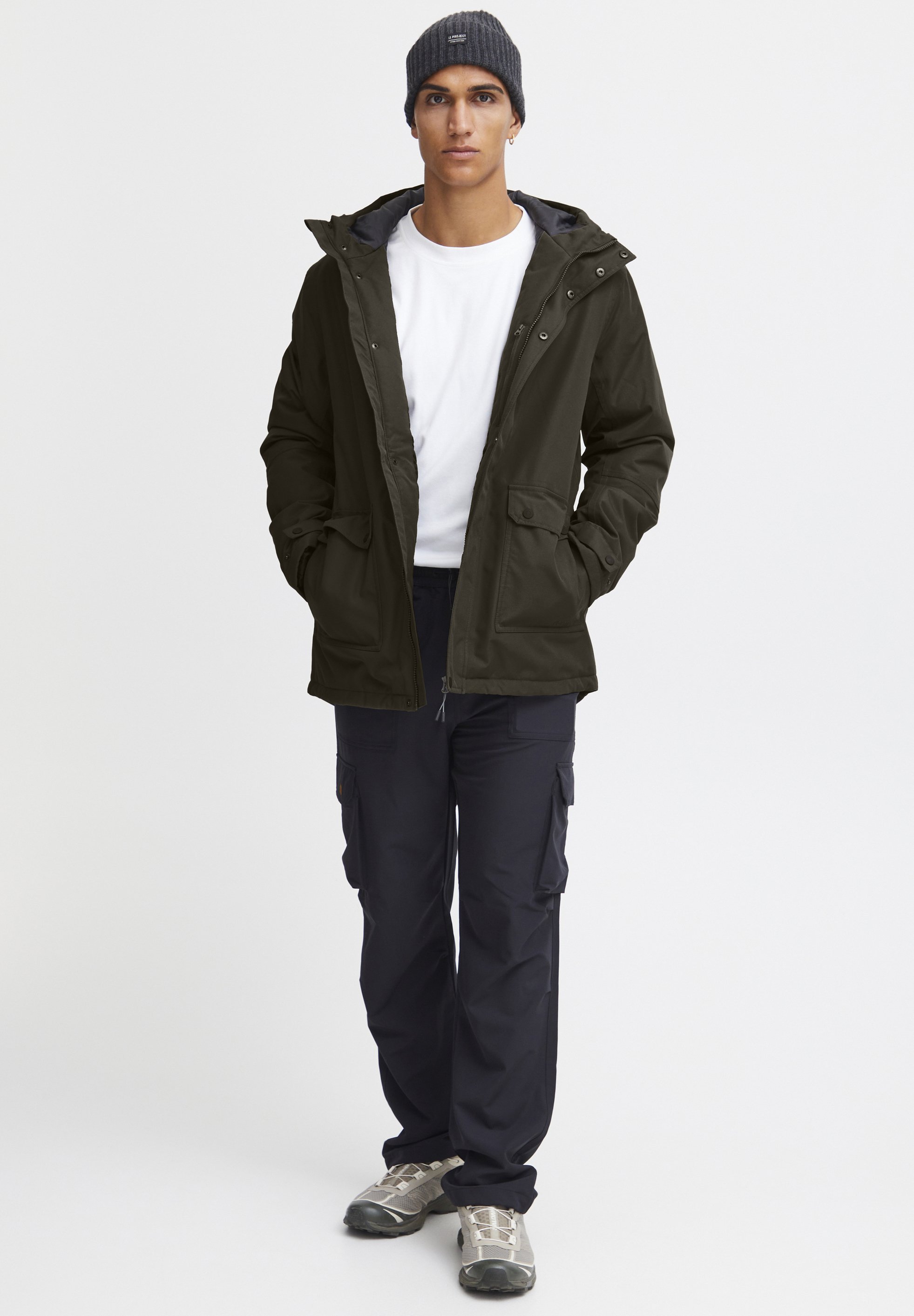 North Bend NBMALIK M W-PRO 8000 avec revêtement imperméable - Veste imperméable - encre noire