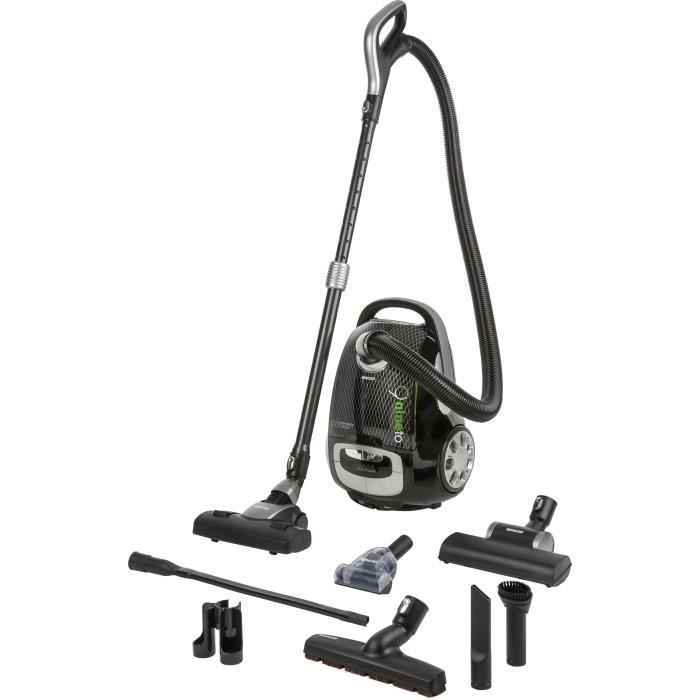 Aspirapolvere a cilindro con sacchetto - SENCOR - SVC 9000BK - 800 W - 69 dB - 4 L - Nero