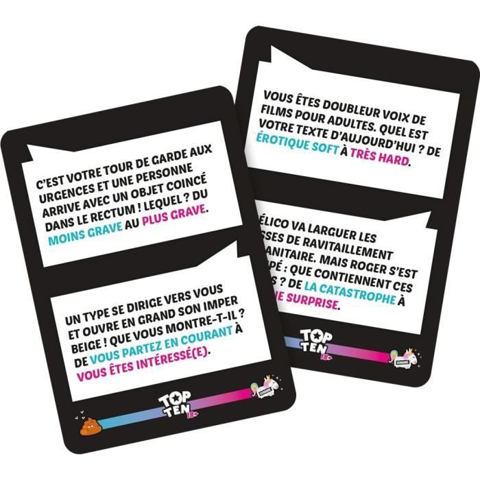 Cocktail Games | Top Ten 18+| Jeu de société | À partir de 14 ans | 4 à 9 joueurs | 30 minutes