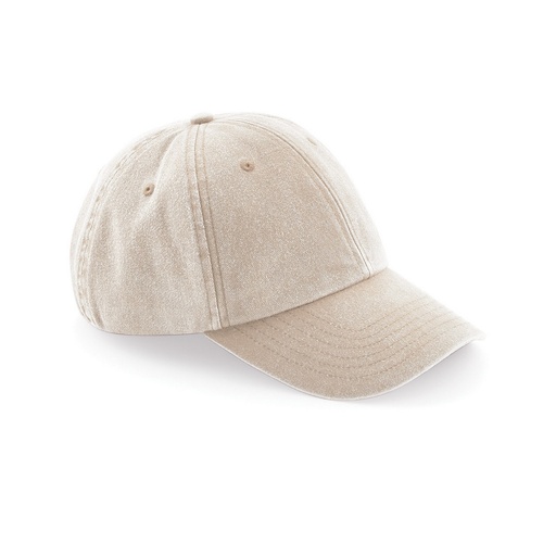  Casquette Beechfield Low Profile Denim Vintage Style (Lot de 2)