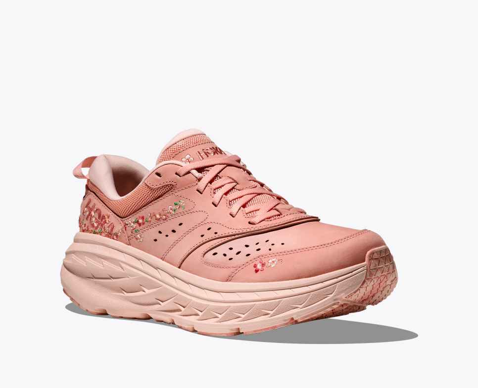 HOKA Livlig blomst Bondi L tørr leire / Dawn Light
