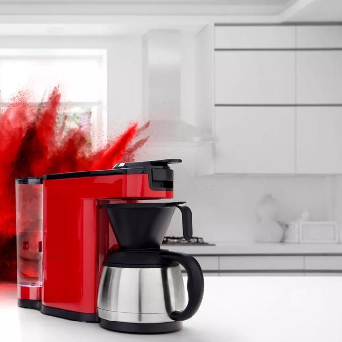 Cafetière filtre - Philips - SENSEO SWITCH HD6592/85 - Rouge - Filtre - Dosettes compatibles