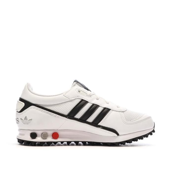 Zapatillas Adidas La Trainer blancas/negras para niños/niñas