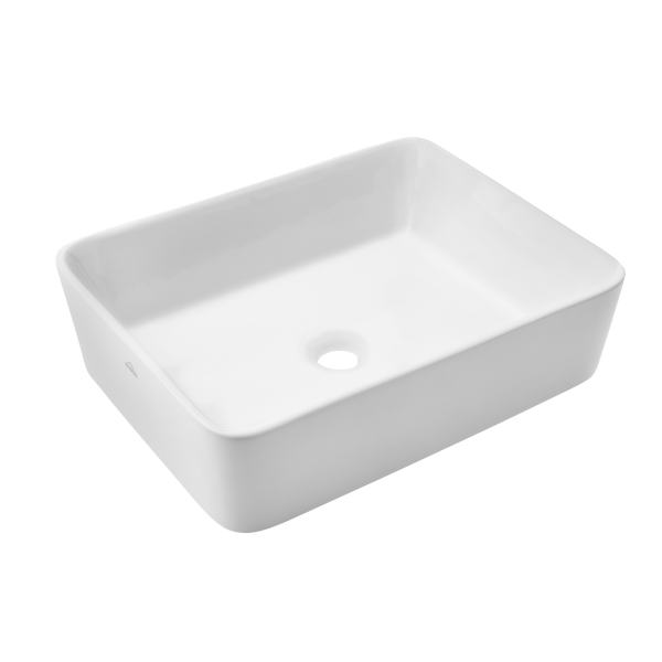 Umywalka Nablatowa Paros Invena Trend 47,5 Cm, Prostokątna