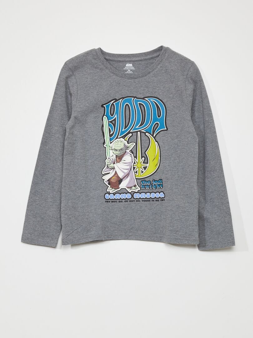 Star Wars Yoda pyjamaset - 2-delig - grijs