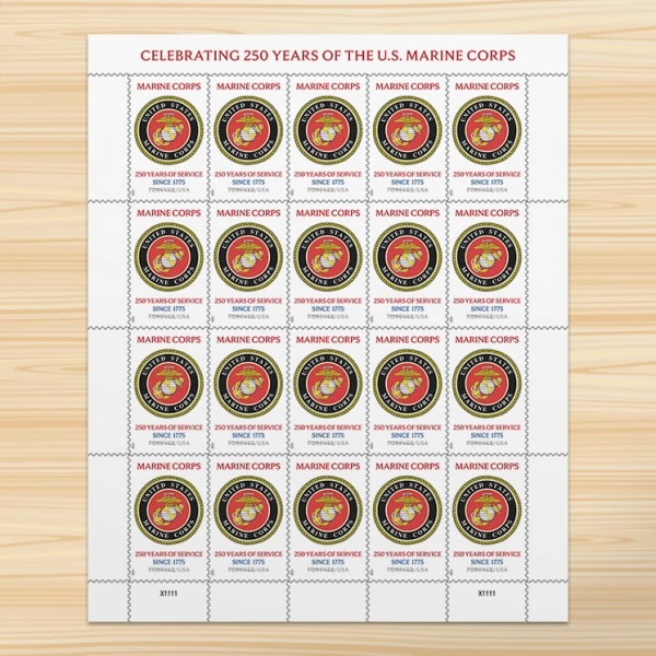 U.S. Army 250th Stamps Sheet of 20